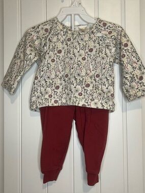 Floral fall outfit